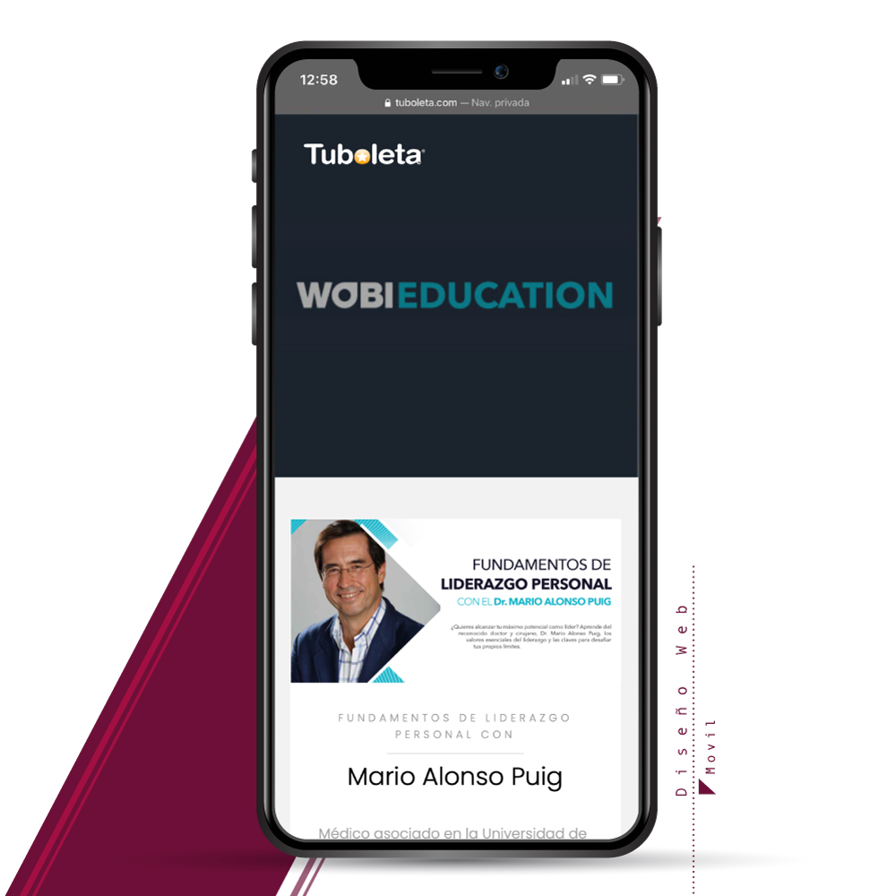 Vista del proyecto Tuboleta Wobi