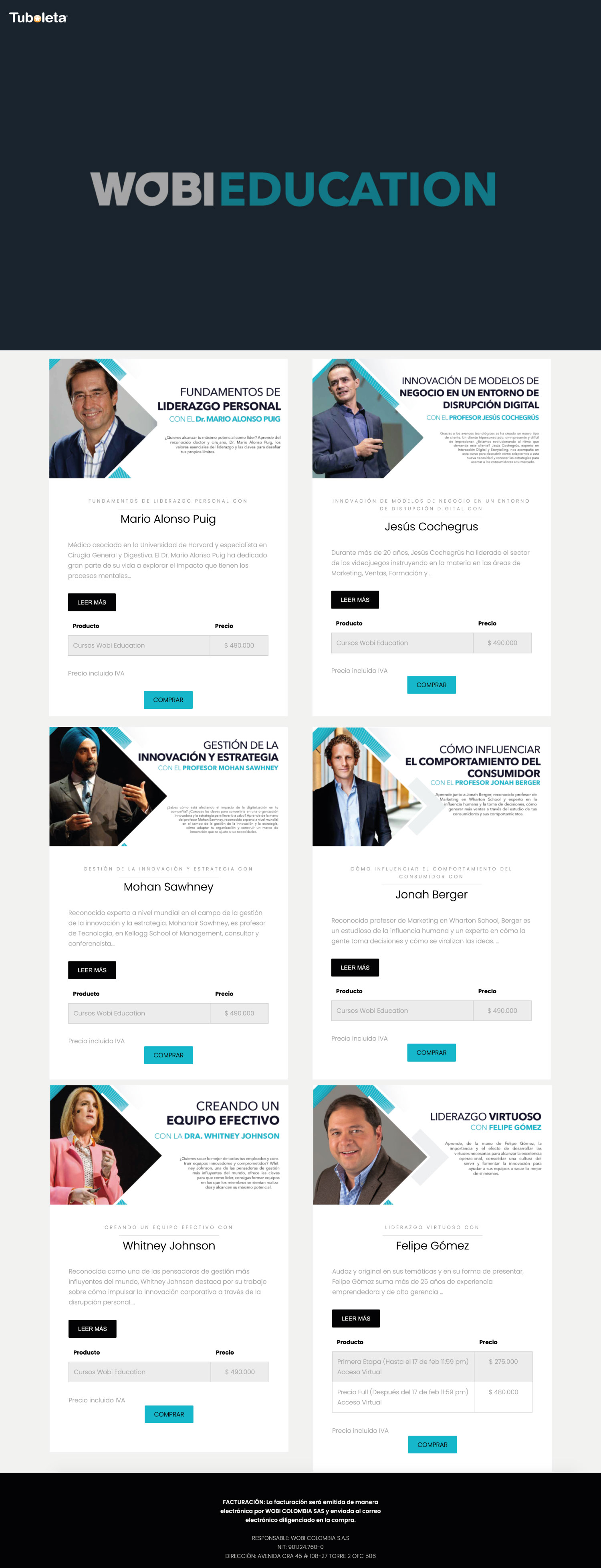Aplicación 3 del proyecto Tuboleta Wobi