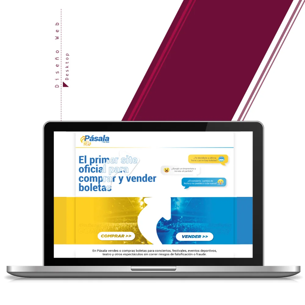 Diseño web de Pásala