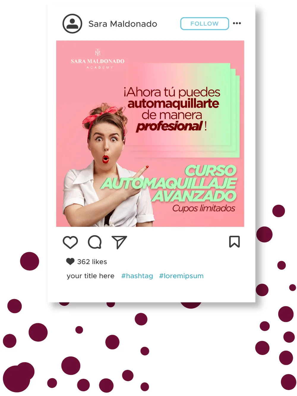 Campaña para Sara Maldonado Academy